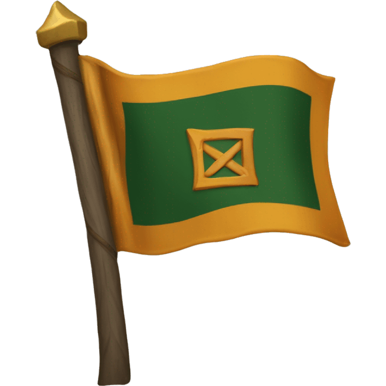 Flag for a village of dwarves  emoji