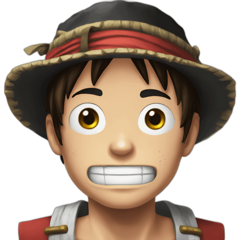 luffy the pirate portrait emoji