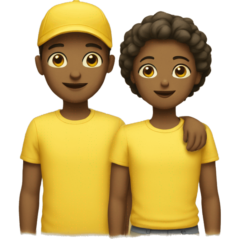 yellow family emoji