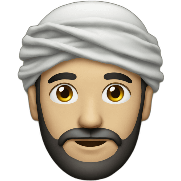 A man wearing a Jordanian shemagh emoji