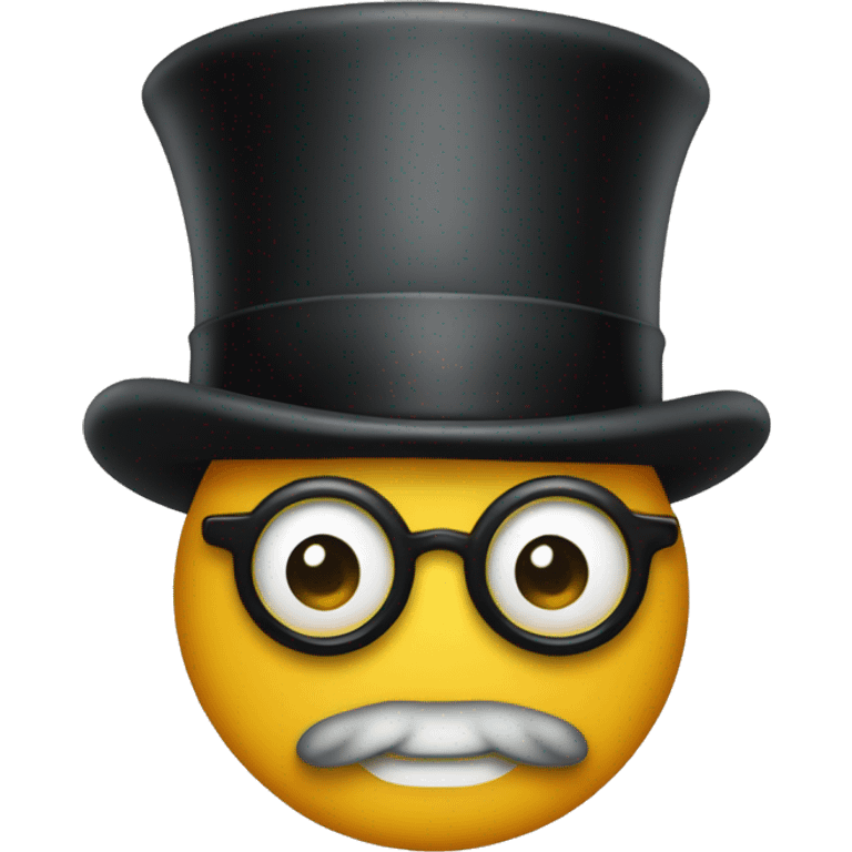 monocle with tophat emoji