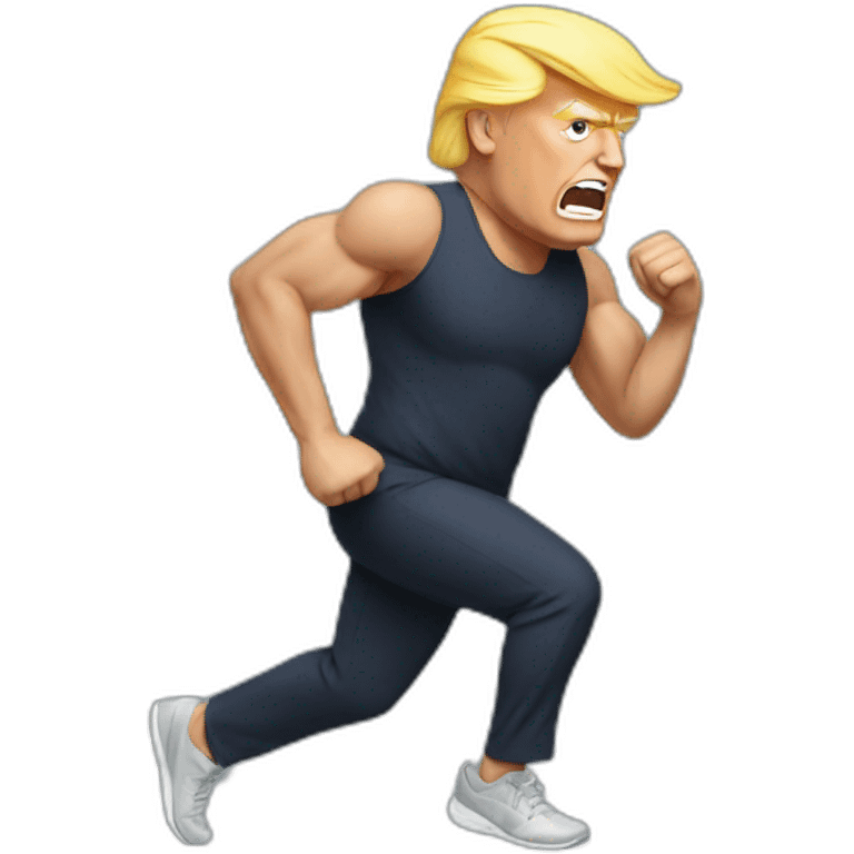 Trump Exercising emoji