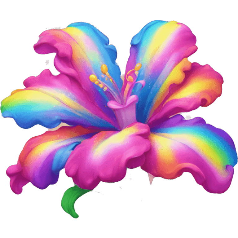 Lisa frank flower emoji