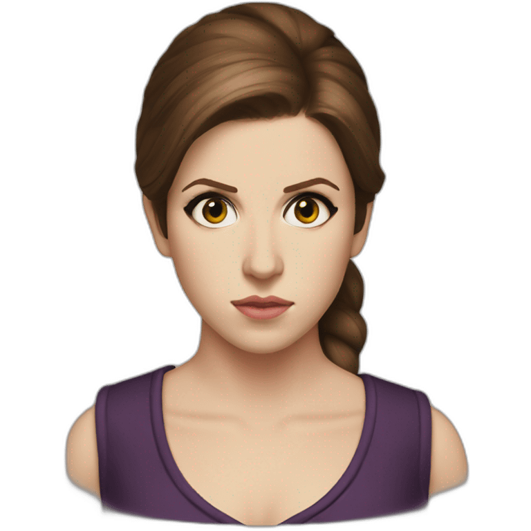 anna kendrick serious emoji