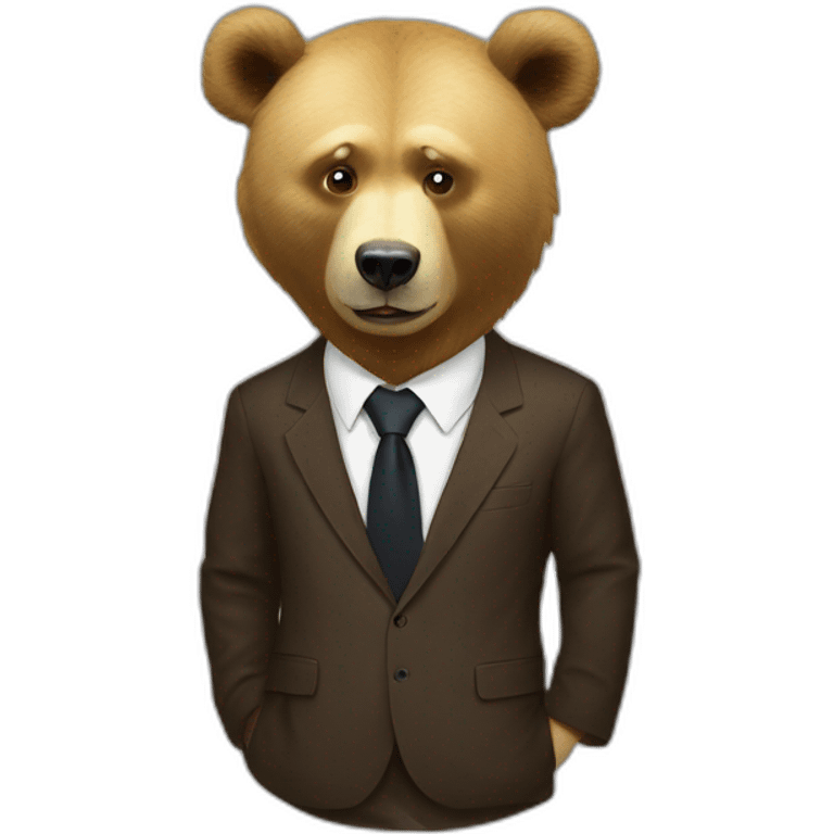 Putin on a bear emoji