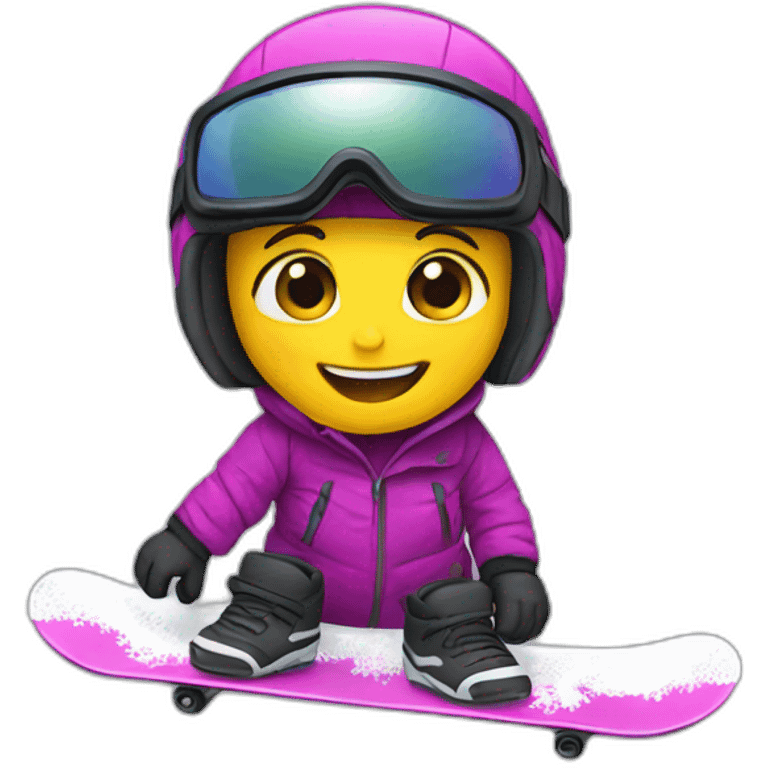 Snowboard emoji