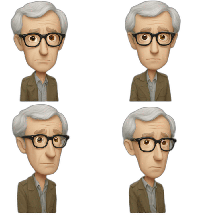 woody allen en super-héro emoji