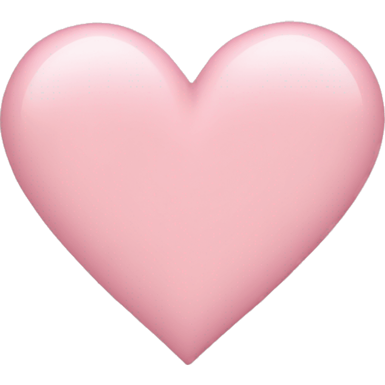 Light pink heart emoji