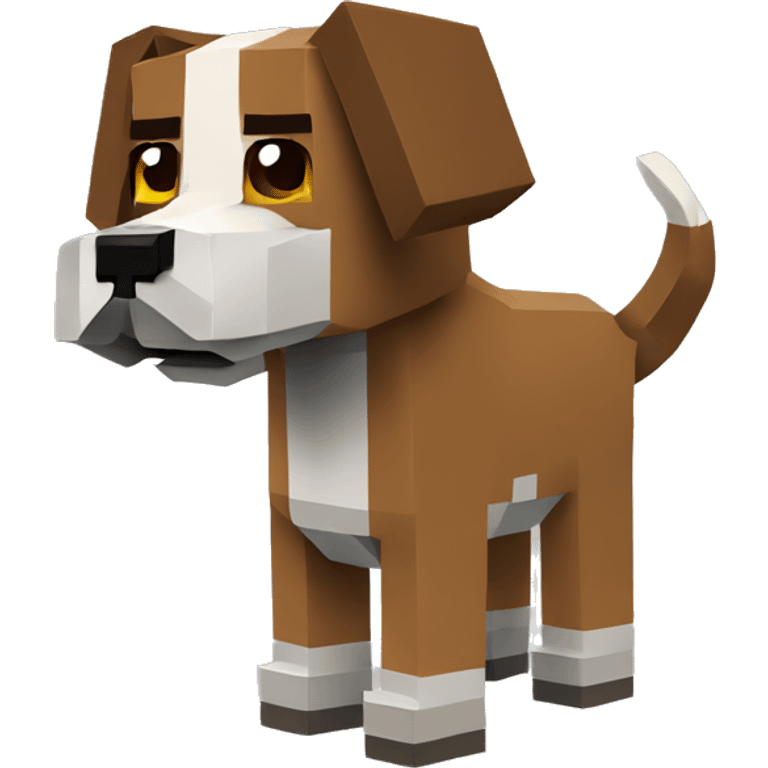 Dog in Minecraft  emoji