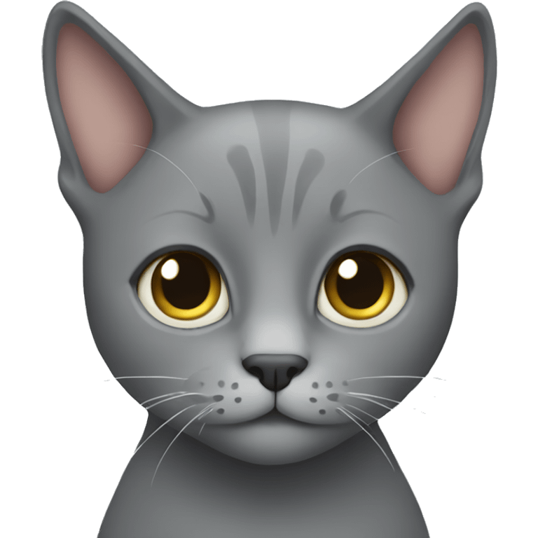 grey cat emoji