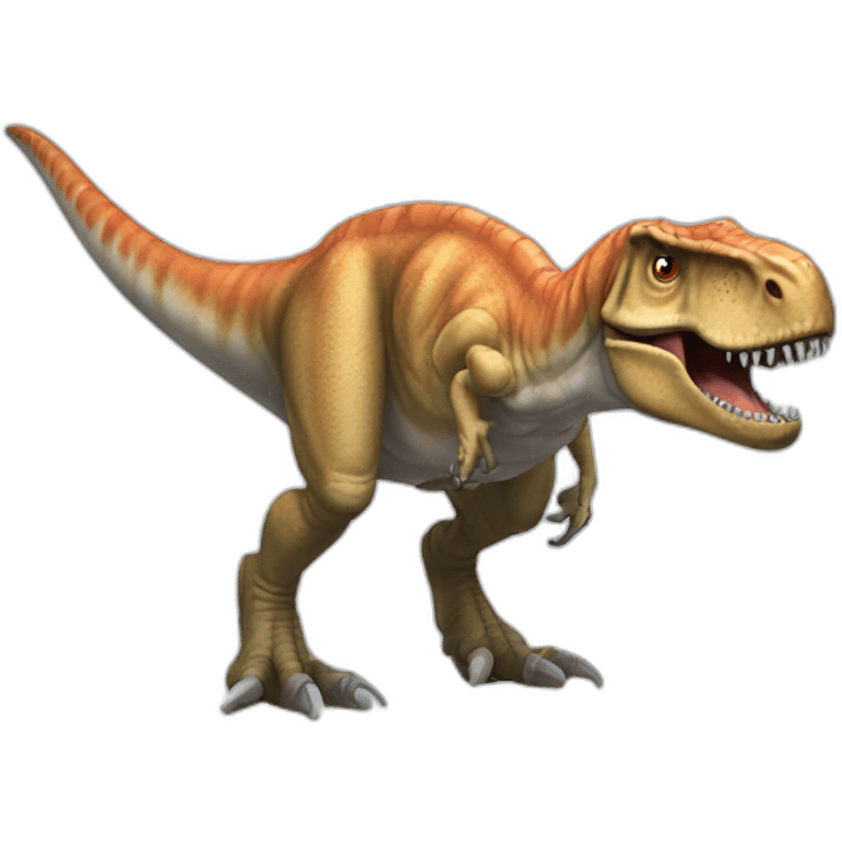 Tyrannosaurus white emoji