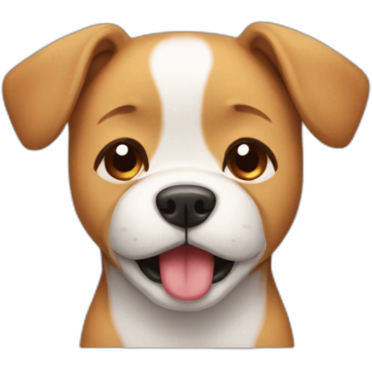 Cute dog crying emoji