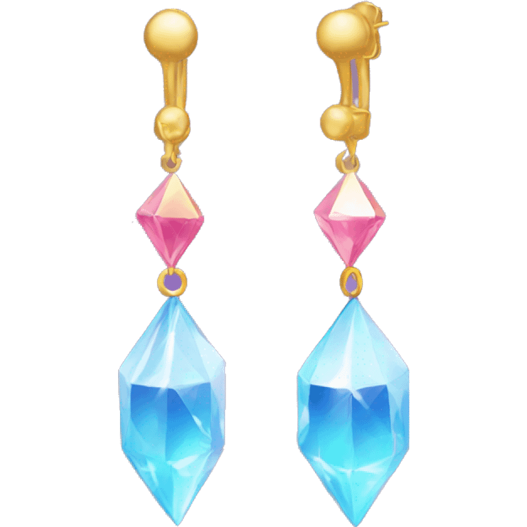 fantasy crystal earring emoji