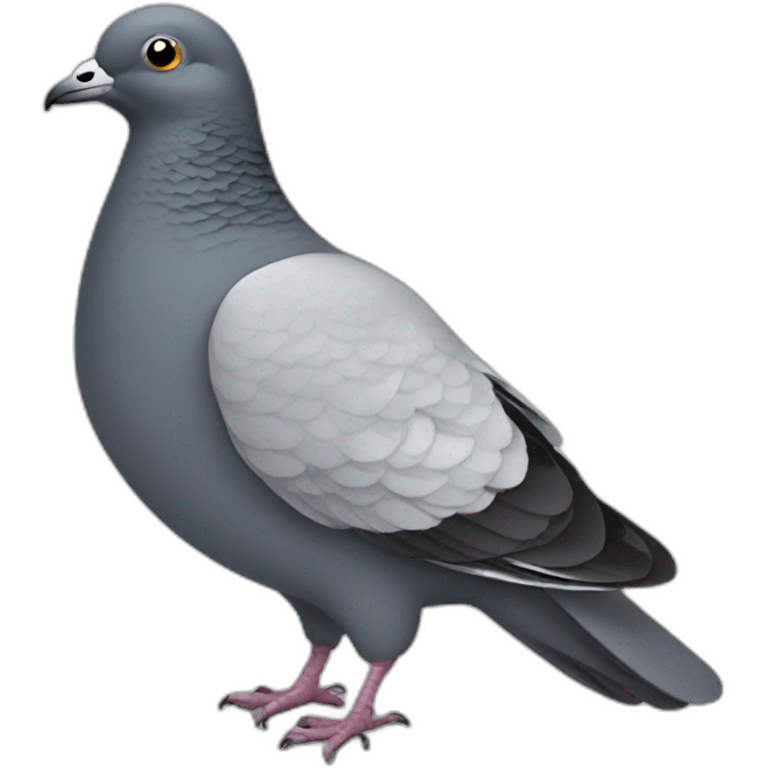 Man-pigeon emoji