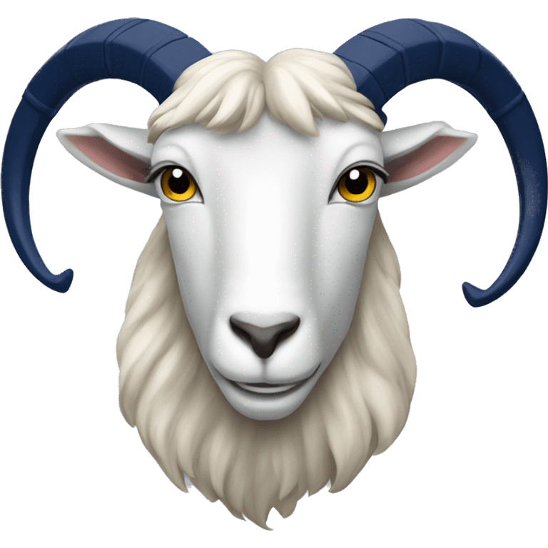 Navy goat football emoji