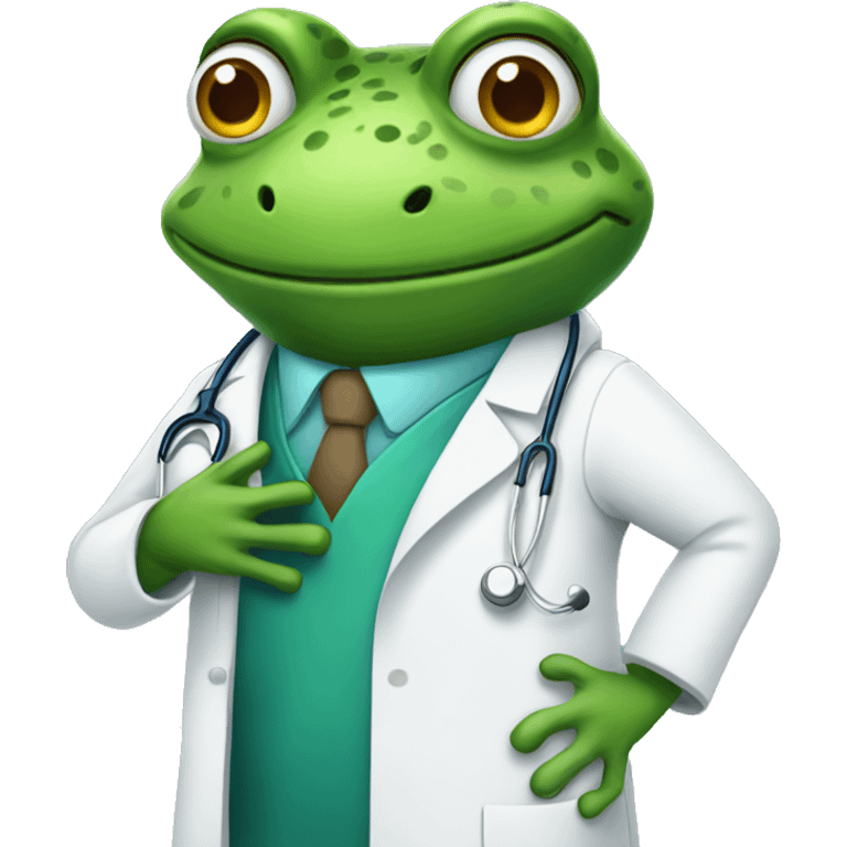 doctor frog emoji