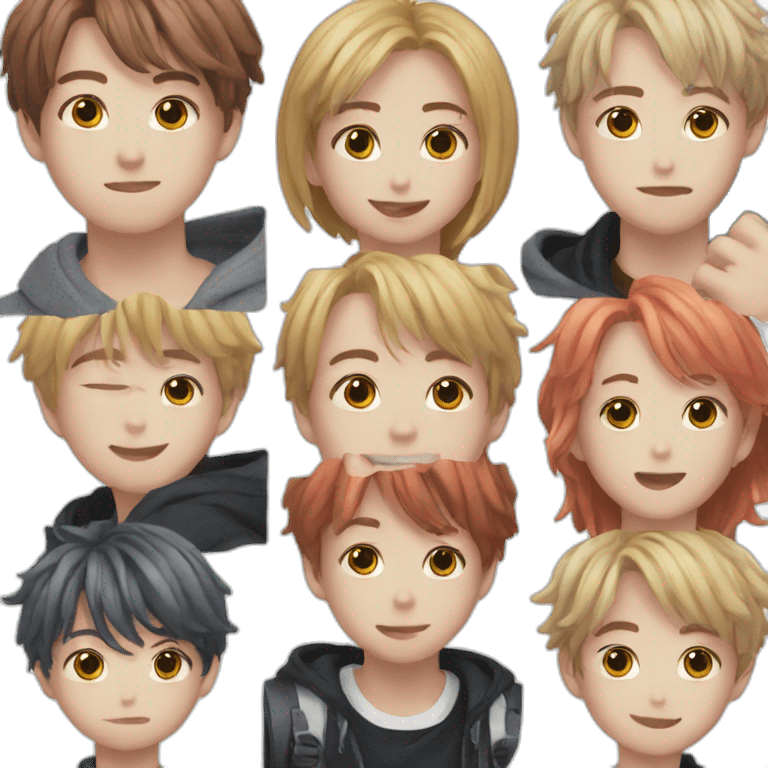 V of BTS emoji