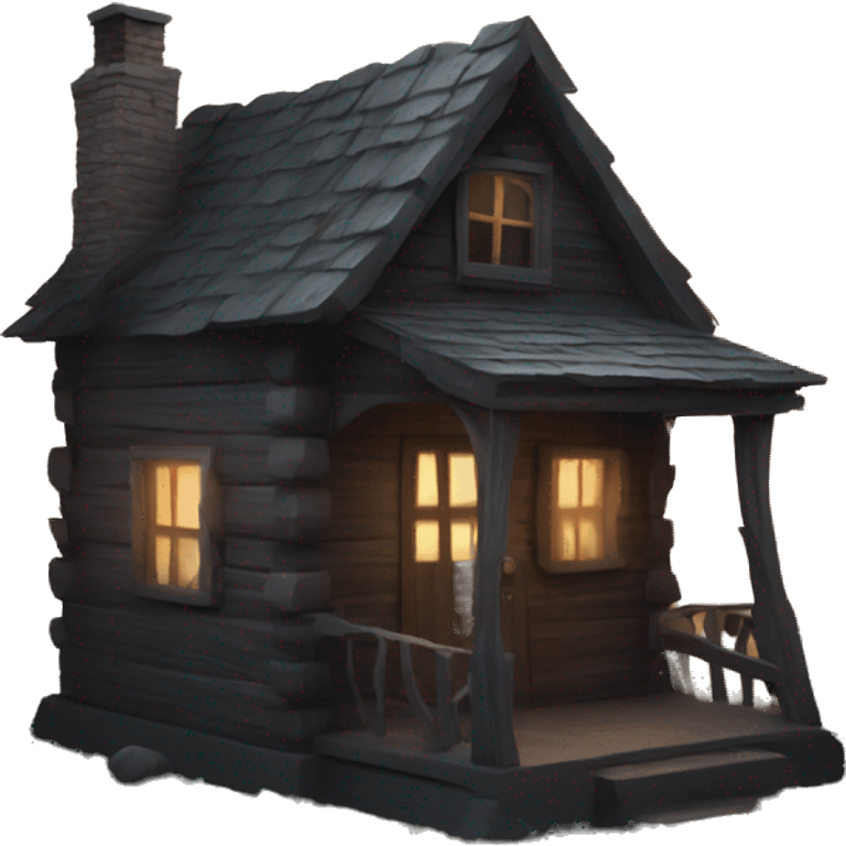 Haunted Cabin in the woods  emoji