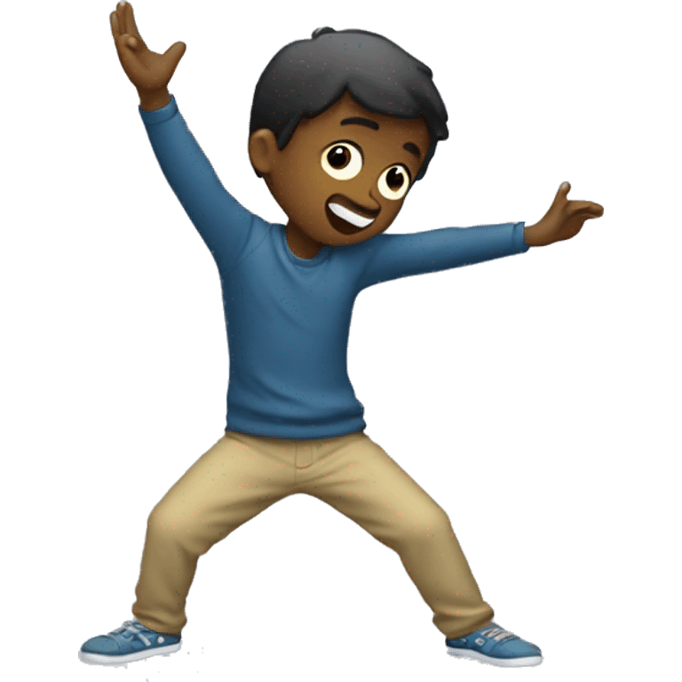 usual apple boy doing the dab  emoji