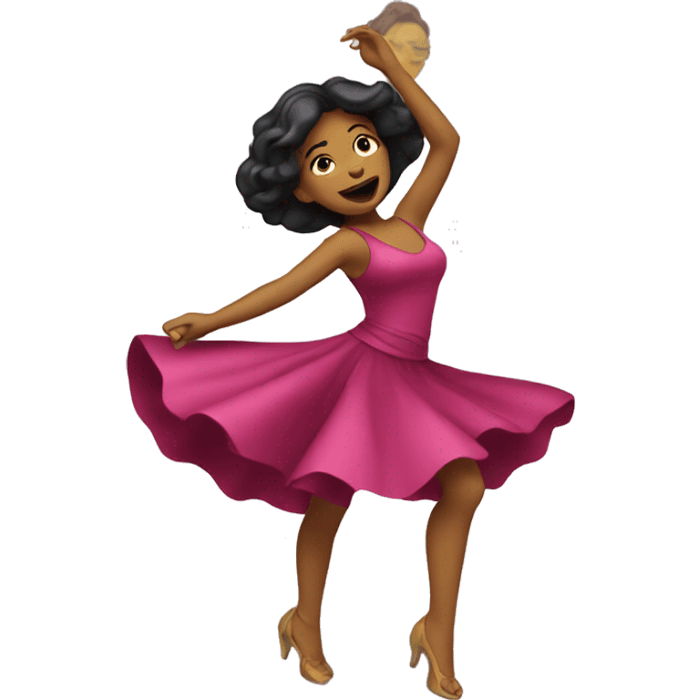 woman dancing salsa emoji