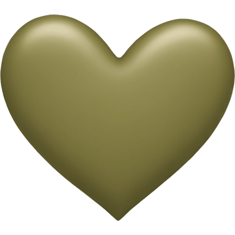 khaki heart emoji