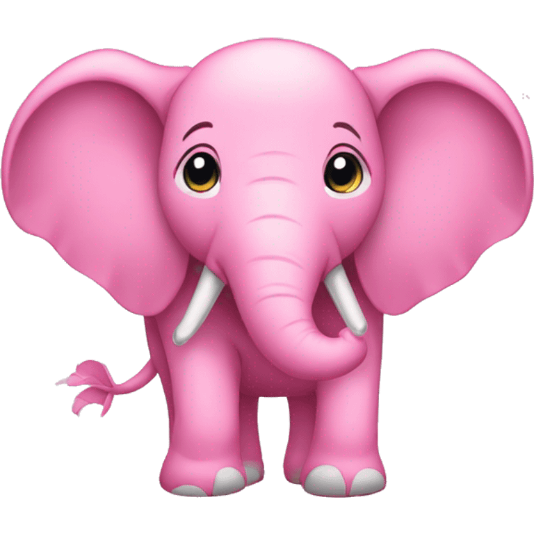 Elefante cor de Rosa  emoji