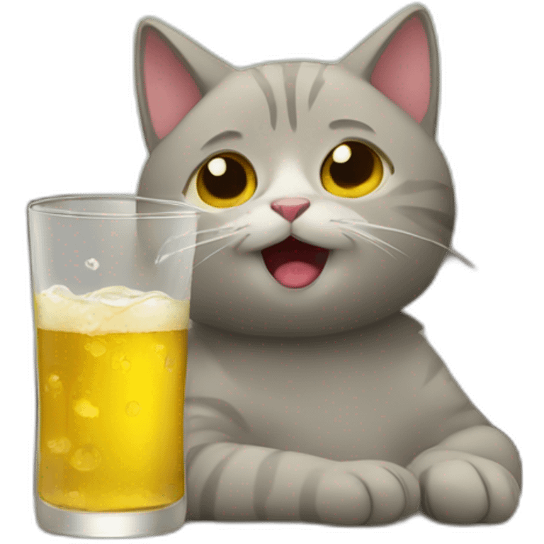 drunk cat emoji