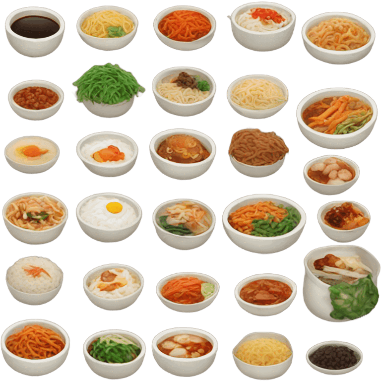 Korean food emoji