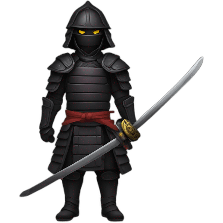 dark samurai emoji