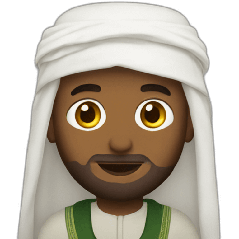 Umrah pilgrim emoji