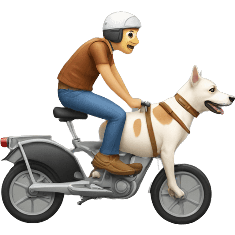 dog ride people emoji