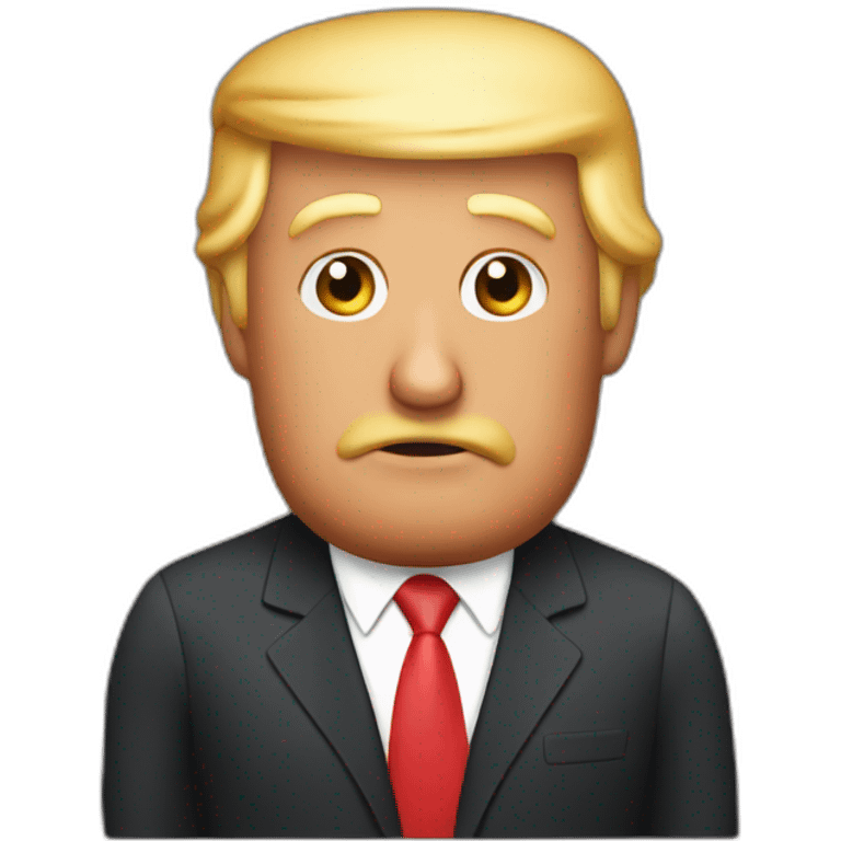 trump-holding-his-sausage emoji