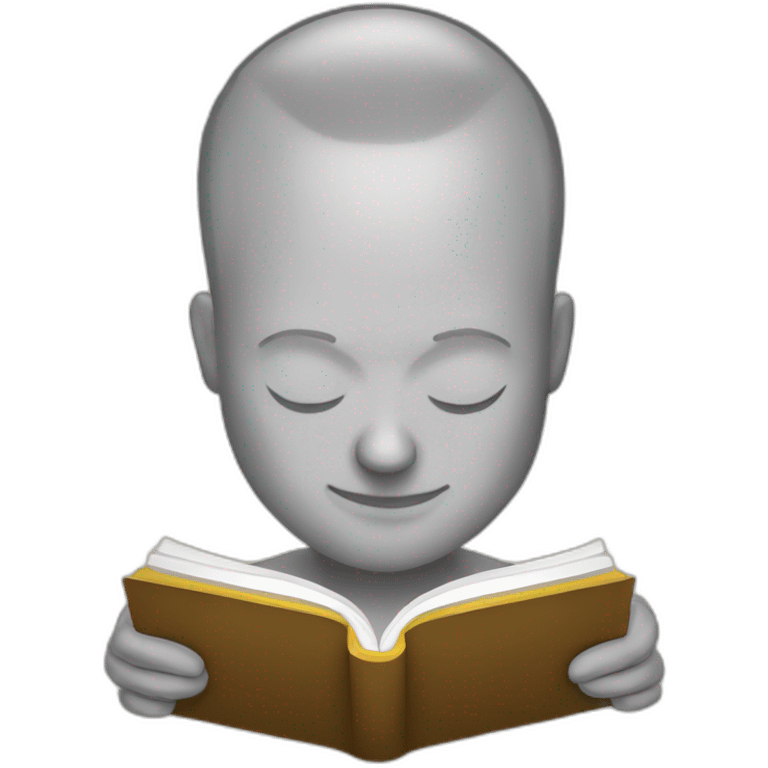 Timothy Ferriss reading a book emoji