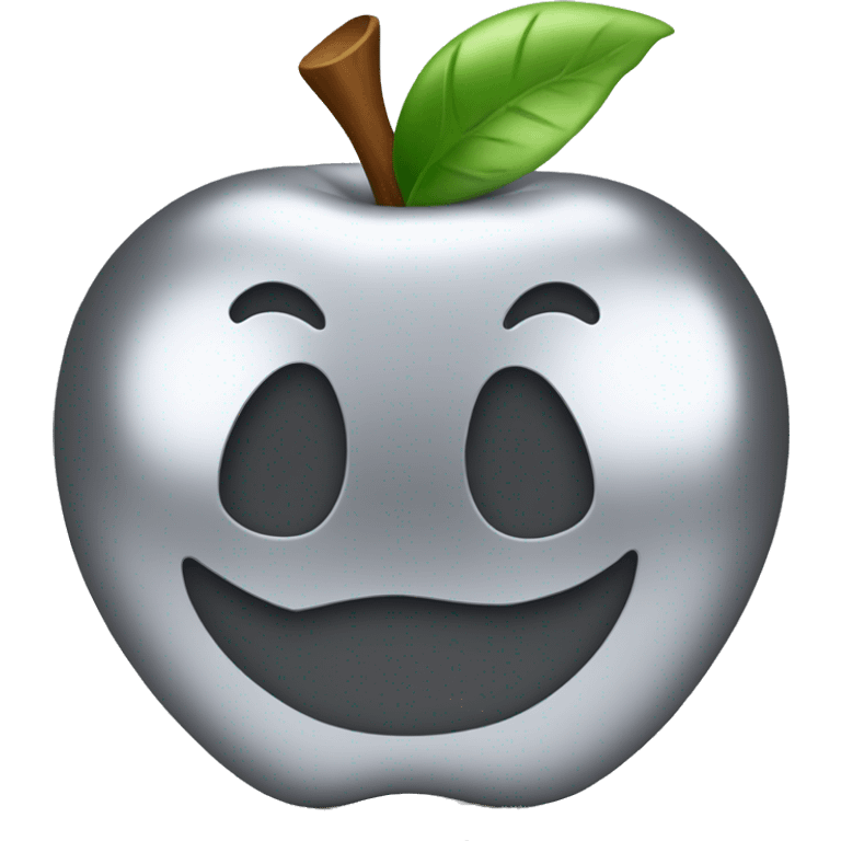 metallic apple  emoji