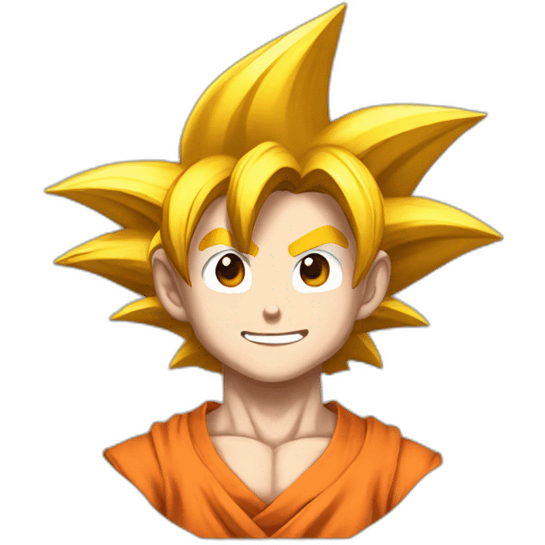 Goku super cute man emoji