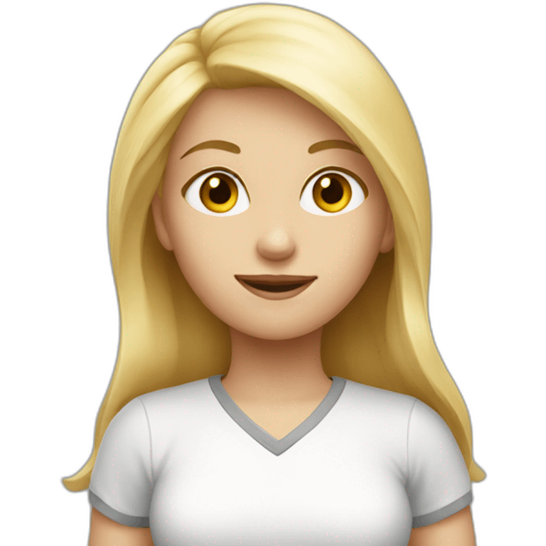 blond girl Delivery  emoji