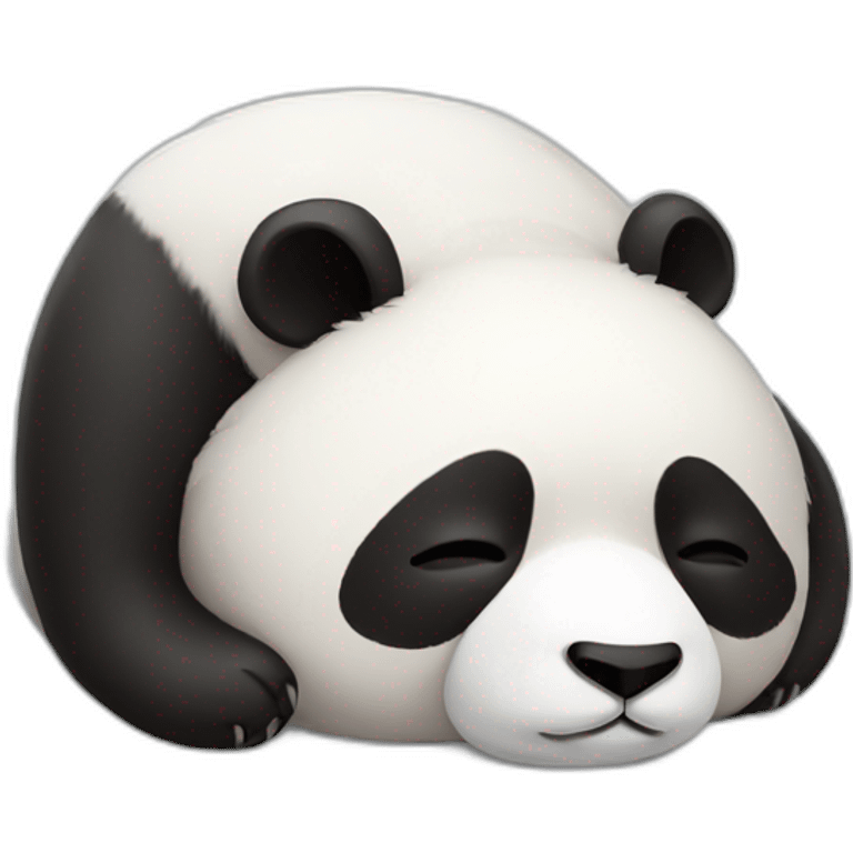 Panda sleeping  emoji