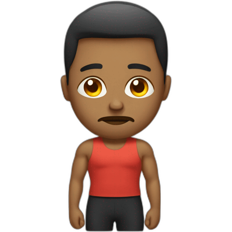 sad personal trainer emoji