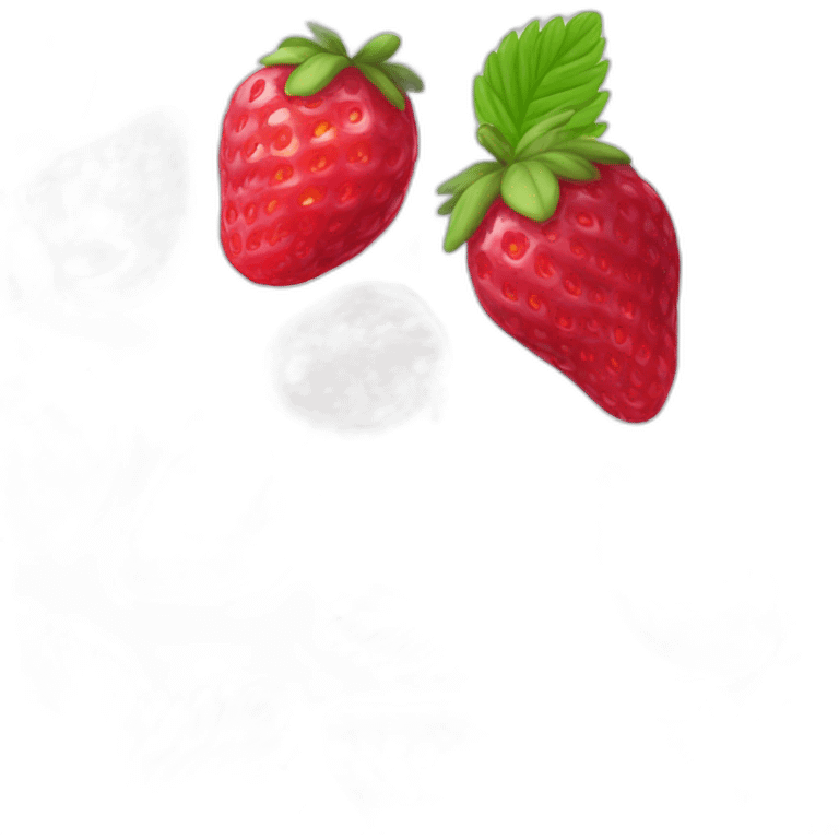 Fraise framboise myrtilles  emoji