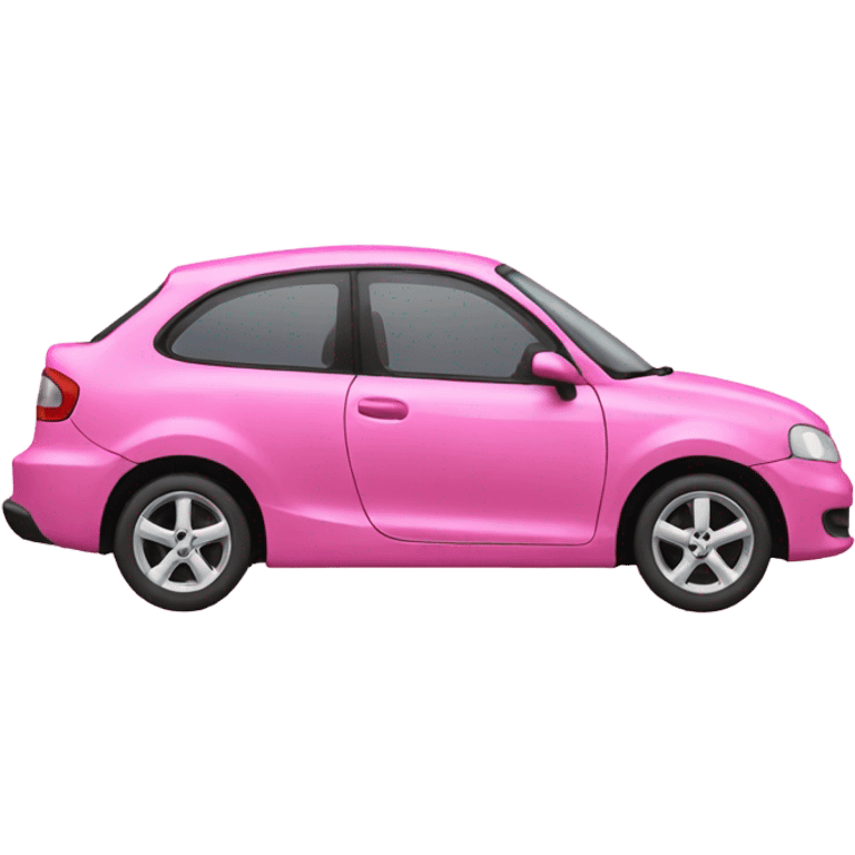 Pink car emoji