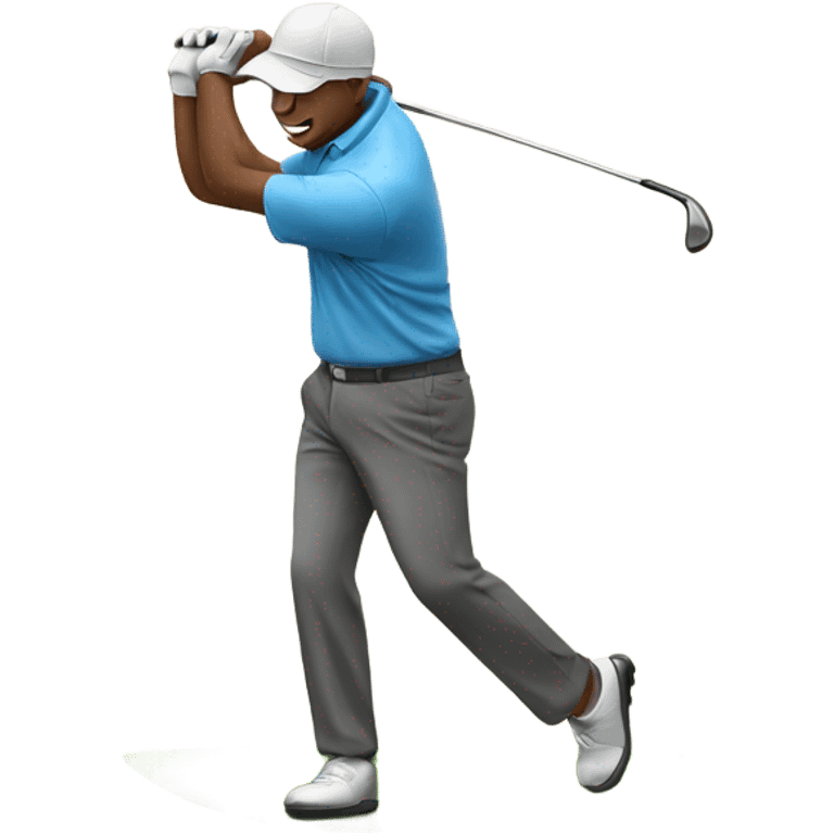 Man playing golf emoji