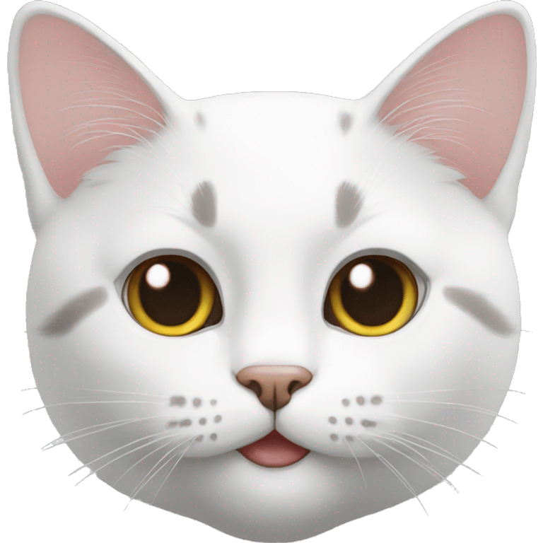 Cat White  emoji