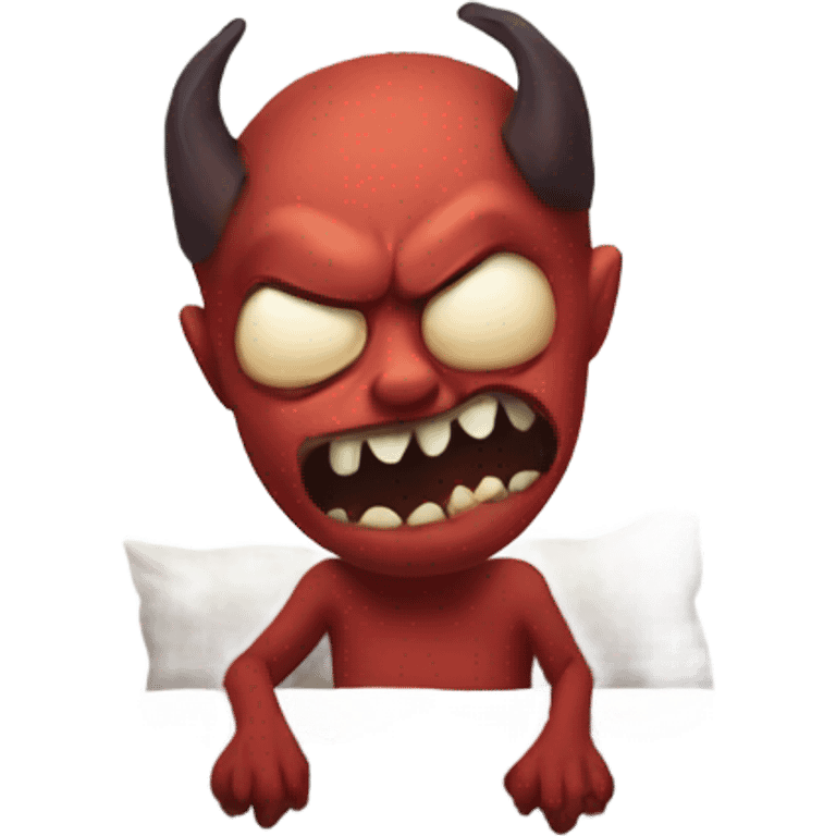 Sleepy demon emoji