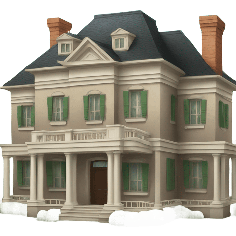 Old money mansion  emoji