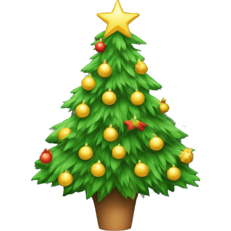 Decorating Christmas tree emoji