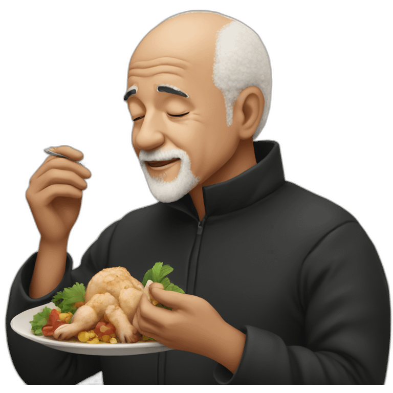 paulo coelho eating rabbit emoji