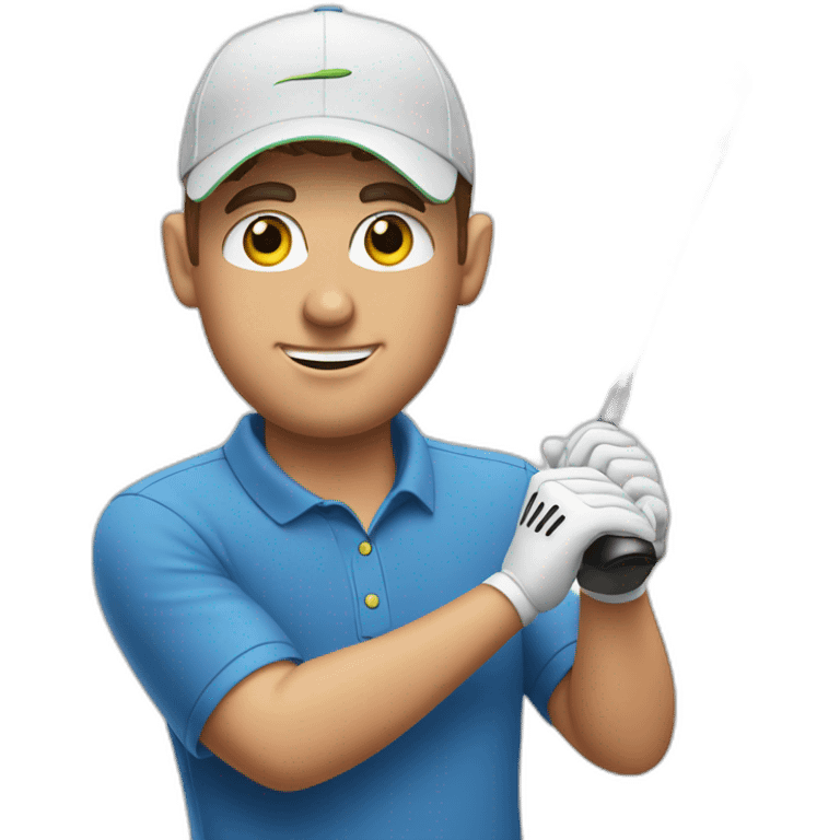 Rory Mccoy playing golf emoji