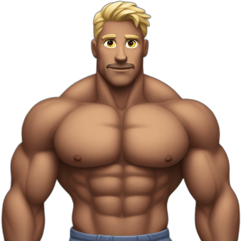 big chest muscles emoji