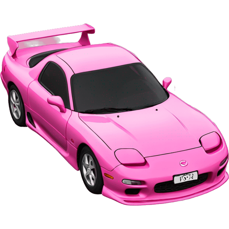 pink mazda rx7 emoji