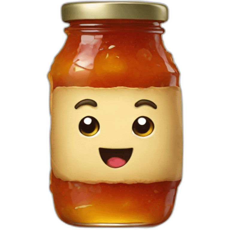 T'choupi qui mange de la confiture emoji